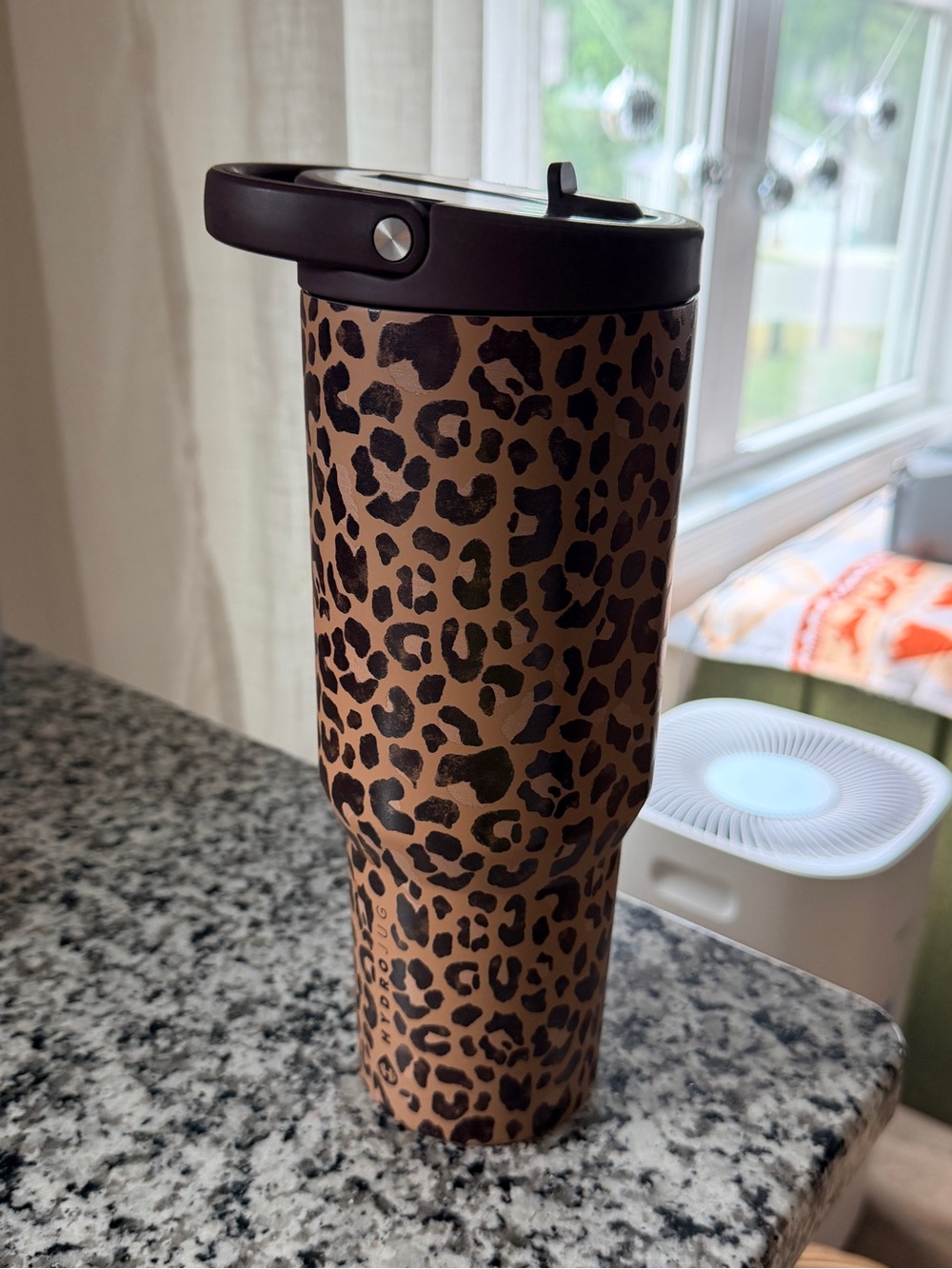 HydroJug Leopard Print “Savanna” Travel Tumbler 40oz